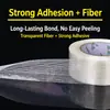 Cinta de Filamento Rayado 20 mm x 25 m Cinta de Refuerzo de Fibra de Vidrio, Adhesión Extra Fuerte Resistente al Desgarro para Sellado de Cajas Amarre de Alta Resistencia