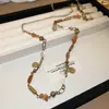 Collar Bohemio con Cuentas de Concha Lujo Accesible Estilo Étnico de Nicho Cadena para Clavícula Collar Estilo Vacaciones en la Playa Joyería para Mujeres