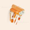 Kit de Cuidados Bucais para Comércio Exterior, Kit de Cuidados Bucais de Oito Peças, Adequado para Higiene Bucal, Inclui Fio Dental, Escova de Dentes e Espelho Bucal