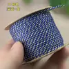 Cuerda de mano tejida con hilo de algodón con adición de oro de 1.8 mm, cuerda para jugar Wen, no elástica, resistente al desgaste, cuerda DIY, borla de bodhi, punta