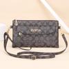 Bolso de mujer con textura de cuero genuino, nuevo bolso de hombro, bolso bandolera de moda, clutch de mujer, estilo coreano, bolso para teléfono móvil, bolso cuadrado pequeño de mujer