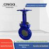 Válvula gaveta com vedação macia tipo disco em aço fundido PZ73X válvula de plug para lama manual em aço carbono válvula gaveta única