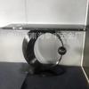 Soporte de pata para mesa de recibidor de acero inoxidable Marco para mesa consola de losa de roca mármol Base para estante de entrada pasillo Mueble Lujo Ligero
