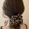 Outono e Inverno Francês de Alta Qualidade Anel de Cabelo de Coloração para Cabelos Colorectais Anel de Cabelo de Cetim Flor de Botão na Borda da Orelha Feminina Corda de Cabelo de Alta Qualidade Acessórios de Cabelo Elegantes