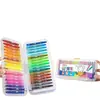 Crayones de Pastel al Óleo Giratorios Luz de Mañana para Niños de Preescolar, Seguros, No Tóxicos, Sin Manchas en las Manos, Set de Bolígrafos de Dibujo, 48 Colores, 24