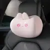 Almohada Cervical para Reposacabezas de Coche, Cojín de Asiento de Coche de Espuma Viscoelástica Lindo de Seda de Hielo, Almohada Lumbar, Cojín Universal para Coche para Todas las Estaciones