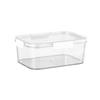 Caja de Almacenamiento para Refrigerador para Granos, Frasco de Almacenamiento Sellado con Tapa, Caja Cuadrada de Almacenamiento para Snacks, Caja Sellada para Conservar la Frescura