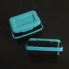 Caja Colgante para Gusanos Vivos de Cintura con Mango Azul, Caja para Lombrices Rojas, Caja para Cebo con Clip, Caja de Accesorios para Pesca de Gusanos de Arena