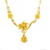 Colar de imitação de ouro rosa feminino latão banhado a ouro corrente de clavícula curta imitação de corrente de ouro presente por um longo tempo não desbota