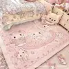 Tapete para Sala de Estar, Quarto, Mesinha de Cabeceira, Tapete de Chão Jiji Kawaii Melody Estilo Fofo Imitação de Caxemira Amazon