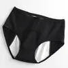 40~90kg Ropa Interior Menstrual de Algodón Puro Talle Medio Talla Grande para Mujer Calzones Transpirables a Cuadros a Prueba de Fugas para Mujer antes y después de la Menstruación