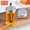 Moda transfronteriza Amazon botella para condimentos botella para aceite doble uso grano vertical vidrio botella para condimentos frasco caja de palillos de dientes boquilla puntiaguda aceitera