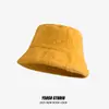 Sombrero de Pescador Cálido de Invierno 2025 Piel Sintética de Conejo Color Sólido Peludo Unisex Versátil Sombrero de Cubo Sombrero de Estudiante Moderno
