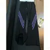 Pantalones Casuales de Malla Rayada Estilo Americano para Hombres y Mujeres, Verano Delgados Modernos para Exteriores de Secado Rápido Transpirables de Pierna Ancha Largos para Senderismo
