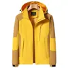 Nueva chaqueta hombres deportes al aire libre montañismo viaje fina otoño cortavientos impermeable chaqueta mujeres compra grupal estampado