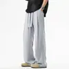 [control de precios 59] pantalones de traje de otoño e invierno para hombre con forro polar de alta calidad, de caída suelta, rectos, casuales para hombre