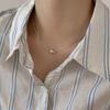 Exquisito collar de perlas minimalista para mujer 2023, nuevo diseño de nicho de celebridades en línea, cadena de clavícula, temperamento que combina con todo.