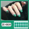 Adesivos de Unha Zhengxiang em Estoque Filme de Esmalte à Prova d'Água Estilo Ins Nail Art com Glitter Degradê Adesivos de Unha em Gel Sem Cozimento