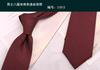 Corbata de Vestir para Hombre Retro Boda Nueva Casual Atada a Mano 8cm Rayada Rojo Vino Ejecutivo de Negocios Novio