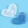 Moldes de Resina de Cristal para Rompecabezas de Corazón para Pareja y Otras Formas, Moldes de Silicona para Broches en Forma de Corazón, Resina, Etc.