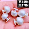 Accesorios: Parte Superior de Zapato Desmontable, Hebilla de Zapato de Flor de Perla Sintética Color Blanco Roto, Hebilla en Forma de I, Accesorios para Zapatos de Madera, Piezas para Joyería DIY