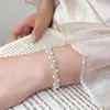 Pulsera de Perlas Redondas Plateadas para Mujer 2026 Nuevo Estilo Joyería Lujo Ligero Nicho Exquisita Pulsera de Gama Alta para Mejores Amigas