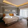 Mobiliario de Hotel, Juego Completo para Habitación Estándar, Apartamento, Villa, Casa Club, Instalación Fija, Muebles de Madera Maciza Hechos a Medida