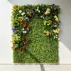 Parede de Plantas Parede de Fundo de Plantas Verdes Decoração de Parede Interna Varanda Cabeça de Porta Tridimensional Gramado Artificial Biônico
