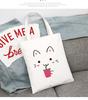Nova Bolsa Tote Transfronteiriça Bolsa de Lona Bolsa de Estudante Grande Capacidade Ombro Único Bolsa Feminina Bolsa de Lona de Ombro Único Bolsa Feminina Simples