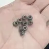 1 Nuevo Colgante de Cuenta Espaciadora de Aleación Estilo Vintage Color Gunmetal Accesorios para Pulseras Collares Joyería Venta al por Mayor