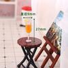 Comida en miniatura para jugar con jugo de naranja, mini modelo 1:Escena de la vida en casa de muñecas de 12 minutos, bebida, adornos para casa de muñecas, bricolaje