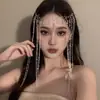 Novo Estilo Acessório de Cabelo com Franjas de Princesa Ocidental, Ornamento de Testa Estilo Étnico Boêmio, Decoração de Testa Estilo Exótico para Meninas