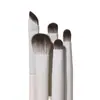 Conjunto de Pincéis para Maquiagem dos Olhos Porcelana Nuvem: Sombra, Pincel para Pó Solto, Base, Blush, Iluminador, Conjunto de Pincéis Corretivos, Conjunto Completo de Pincéis com Cerdas Macias