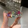 Pinzas para el cabello de pedrería brillante de lujo estilo coreano Dongdaemun Primavera 2026 para mujer, Colección de accesorios para el cabello de la frente