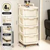 Carrito Pequeño Armario de Almacenamiento, Estante para Snacks, Estante Móvil de Piso Tipo Cajón para Almacenamiento de Productos para Bebés, Cocina Extraíble