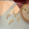 Decoraciones de Diamantes para Uñas Arte de Uñas Nuevo 2026 Año del Caballo, Brillantes Lujo Ligero Circonita Incrustada Oro y Plata Caballo Pequeño Versátil Año Nuevo Accesorios para Uñas