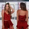 Fornecedores Amazon Aliexpress Novo Conjunto de Seda Imitação Camisola Shorts Pijama com Código de Tamanho Fabricantes de Comércio Exterior Europeus e Americanos