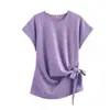 Atacado de comércio exterior novo inverno 2024 moda feminina estilo europeu e americano temperamento lazer top macio saia midi