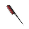 Pente Dobrável de Aço Inoxidável, Compacto e Portátil, Pente para Barba Masculina, Pente para Cabelo com Óleo, Pente de Plástico, Pente para Corte de Cabelo Masculino, em Estoque