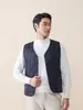 [Lana de Oveja] Chaleco Cálido para Hombres y Mujeres, Cárdigan Chaleco Fino para el Hogar para Otoño e Invierno