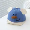Gorros para Bebé para Primavera y Otoño, Estilo Delgado, Reversible, para Niños y Niñas, Gorra de Béisbol de Dibujos Animados para Proteger del Sol, Elegante y Lindo con Visera Suave
