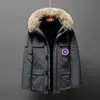 Elegante Chaqueta de Plumas Canada Goose Estilo Invierno 08 Expedición para Hombres y Mujeres Parejas Parka de Plumas de Pato Blanco Canadiense