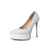 Zapatos de tacón alto cubiertos de tela con pedrería para mujer, zapatos de fiesta, nuevos zapatos de moda de otoño e invierno, zapatos de boda, zapatos de tacón bajo para mujer, calzado para mujer