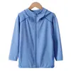 Ropa de Protección Solar para Niños, Chaqueta Ligera de Verano Transpirable para la Piel, Ropa de Protección Solar para Niños y Niñas, Ropa con Capucha para Niños, Se Puede Estampar
