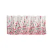 Cortina de Café Nueva Estilo Country Americano 2026 con Estampado de Tulipán y Mariposa, Cortina Corta Estilo Pastoral, Cortina de Puerta, Cortina de Café, Transfronterizo