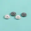 Prata Esterlina S925 Sólida Lótus Espaçador Novo Estilo Chinês Pulseira Pulseira de Corda Trançada Contas Espaçadoras DIY Espaçador de Contas Soltas Acessórios