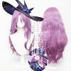 Peluca de Cosplay de Domo de Estrella Colapsante Peripatética de Jade cos Peluca de Cuero Cabelludo de Simulación Top Cabello Largo Rizado