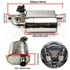 Tubo de escape de coche modificado con tambor de válvula eléctrica 63/76 mm silenciador de tambor de válvula de sonido variable controlado por control remoto