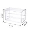 Estante de exhibición de almacenamiento de caja sorpresa, caja acrílica, marco para figura de modelo, muñeco de bloques de construcción, gabinete de caja transparente de burbujas, tapete de pared