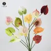 Ventas Directas de Fábrica Mini Palma Roja Pequeña, Palma Verde Pequeña, Loto Guanyin, Arte Floral para el Hogar, Ramo de Boda, Arreglo Floral y Accesorios